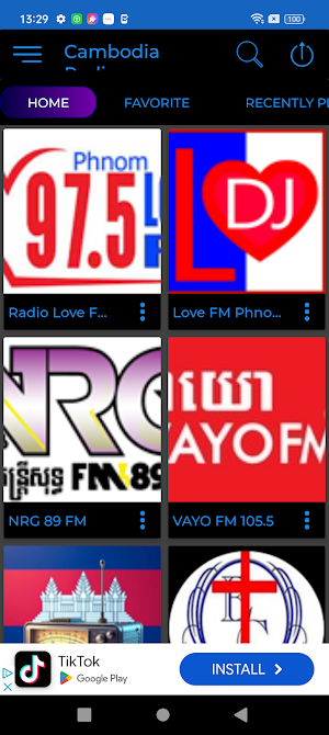 Cambodia Radio + Recorder Screenshot 2