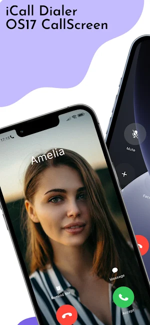 iCall Screen - Phone OS Dialer Screenshot 0