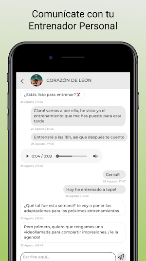 Corazón de león fitness Screenshot 3