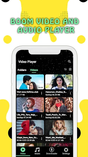 Boom - Audio Video player & Video Downloader Screenshot 0