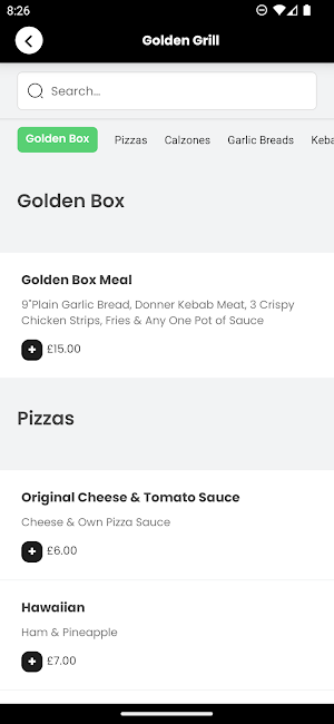 Golden Grill - Chesterfield Screenshot 1
