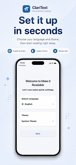 ClariText: Text Reader Screenshot 2