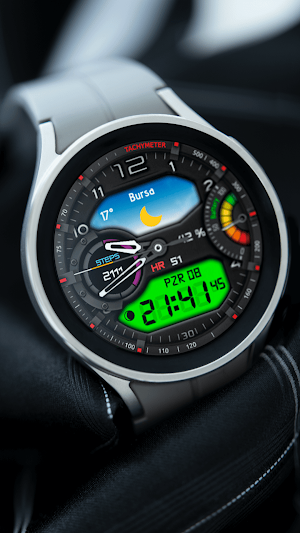 Pars Luxian Hybrid Watch Face Screenshot 1