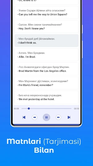 Inglizcha audio dialoglar Screenshot 1