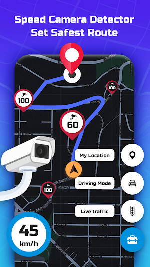 Speed Camera Radar - Police Detector & Speed Alert Screenshot 1