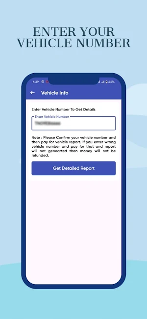 Vehicle & Driving Licence Info Screenshot 0