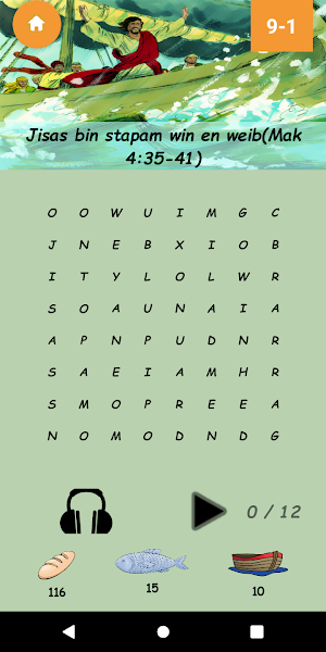 Kriol Bible Wordfind Screenshot 1