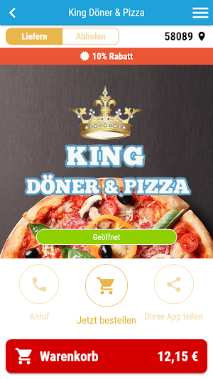 King Döner & Pizza Screenshot 0