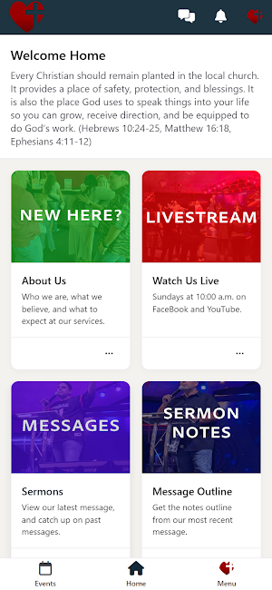 Rescue Church App Screenshot 2