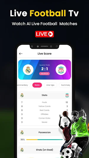 Live Football TV Streaming HD Screenshot 3