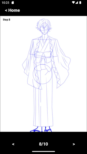 Bungo Stray Dogs How to Draw Screenshot 2