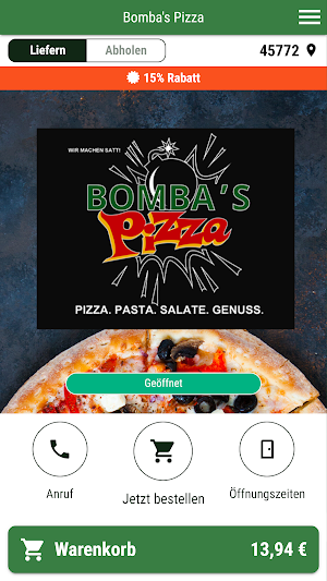 Bomba's Pizza Screenshot 0