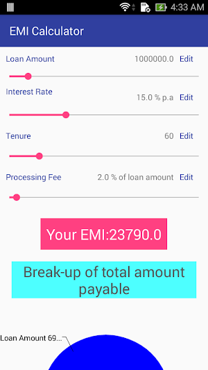 EMI Calculator Pro Screenshot 0