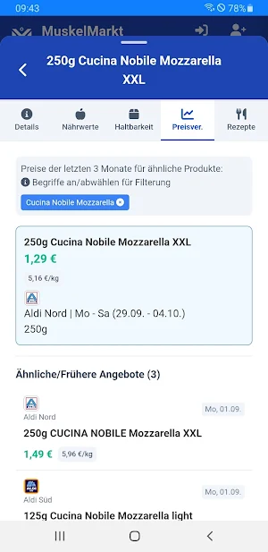 MuskelMarkt Screenshot 2
