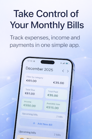 Billiary - Bill Tracker Screenshot 2