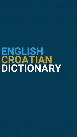English : Croatian Dictionary Screenshot 0