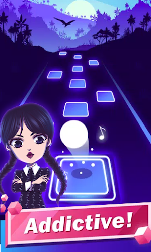 Tiles Wednesday Addams Skibidi Screenshot 0