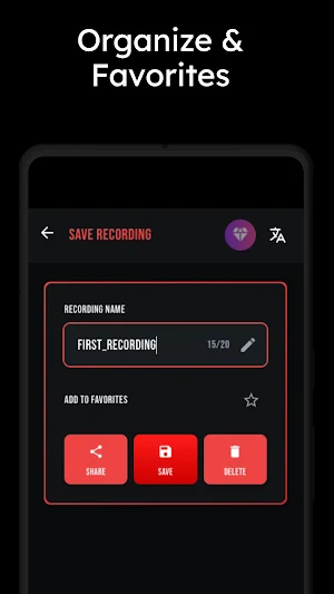 Voice Tap - Recorder Screenshot 2