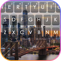 NYC Landscape Keyboard Background
