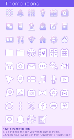 Aurora Drop Theme +HOME Screenshot 3