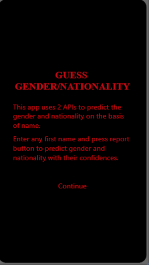 guess nationality- nambuhewage Screenshot 0