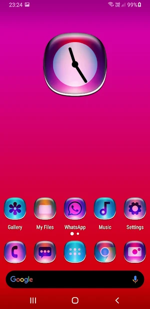 Colorful Glass ONE UI IconPack Screenshot 0