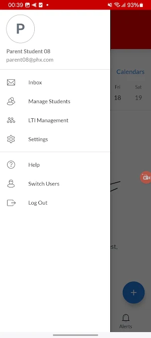PHX LMS - Parent Screenshot 0