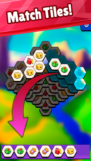Hexa Tile Match Screenshot 1