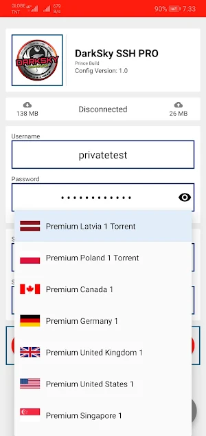 DarkSky SSH PRO Screenshot 1