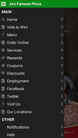 Jo's Famous Pizza Screenshot 1