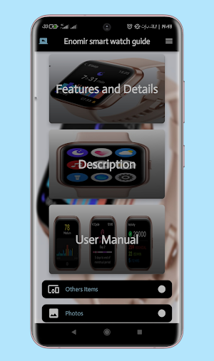 Enomir smart watch guide Screenshot 0