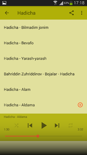 Hadicha Qo'shiqlari Screenshot 2