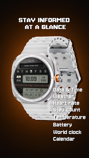 RetroLCD: vintage watch face Screenshot 3