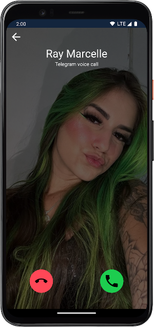 Ray Marcelle Chamada Falsa Screenshot 3