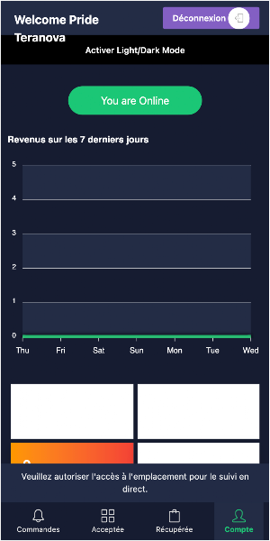 Obba Livreur Screenshot 0