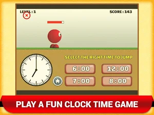 Math Telling Time Clock Game Screenshot 3