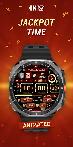Jackpot Time - Watch Face Screenshot 0
