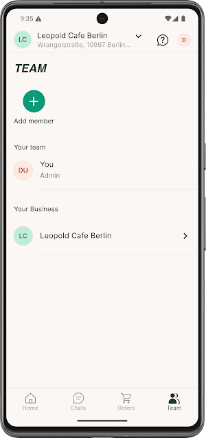 A&A Food Service Screenshot 2