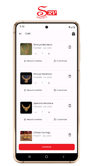 SRV Jewellery Screenshot 2
