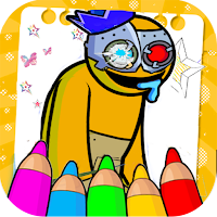 Rainbow Friends Super Coloring