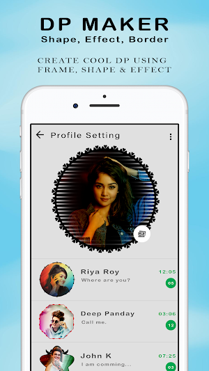 Profile Picture Maker-Border Screenshot 1