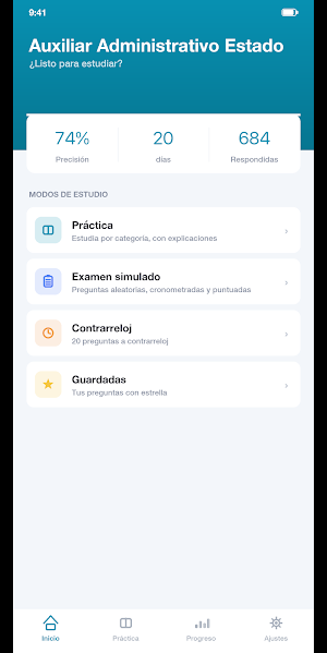 Auxiliar Administrativo Estado Screenshot 0