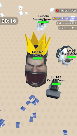 Clash of Toilets: IO Game Screenshot 0