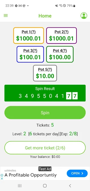 V-Lottery Screenshot 0
