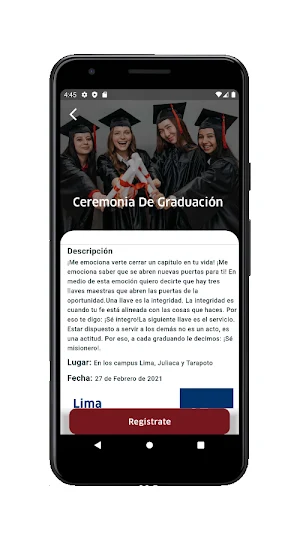 UPeU Eventos Screenshot 1