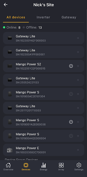 Mango Power One Screenshot 0