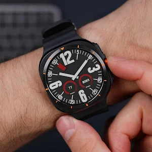 OH black watch face minimal Screenshot 0