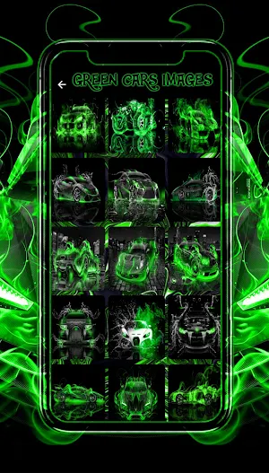 Neon Car Wallpaper Screenshot 2