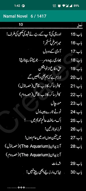 Namal Romantic Novel by Nimrah Screenshot 1