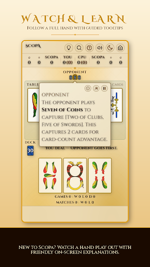 Scopa: Learn & Play Screenshot 1